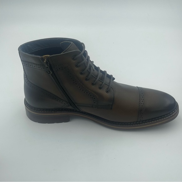 Johnston & Murphy Men Benton  Tan Brown Full Grain Leather Boot -SZ 13-MSRP $199 main image 11